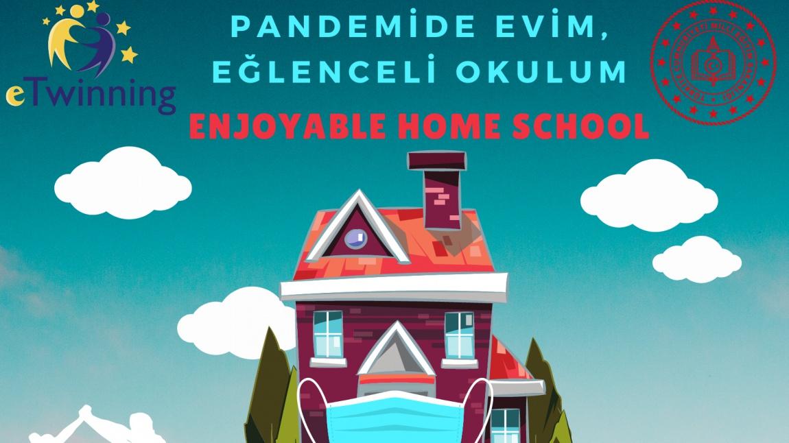 PANDEMİDE EVİM EĞLENCELİ OKULUM Enjoyable Home School Logo ve Afiş Anketi